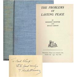 Herbert Hoover Signed Book