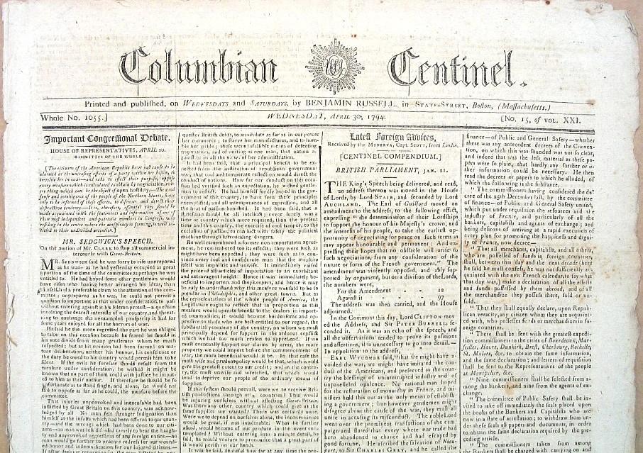 Jay's Treaty 1794 NP