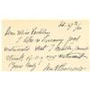 Image 1 : FDR Mother Signed Card