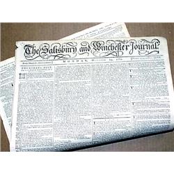 Washington Handbill 1782 NP