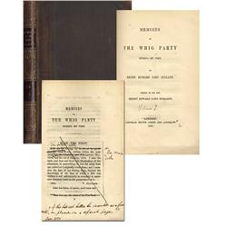 ''Whig Party'' Editor's Copy 1852