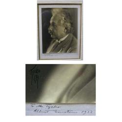 Albert Einstein Signed Photo