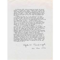 Clyde Tombaugh Pluto DS