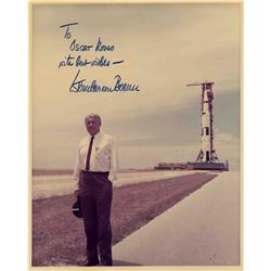 Wernher von Braun Signed Photo