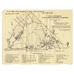 Albert Schweitzer Signed Hospital Plan