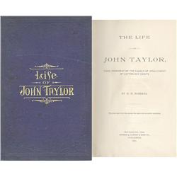 ''Life of John Taylor'' 1892