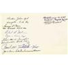 Image 1 : Enola Gay Crew Signed Card