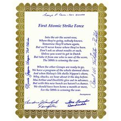 Enola Gay Poem Signed