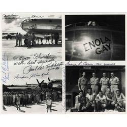 Enola Gay Crew Signed Photo
