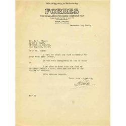 B.C. Forbes TLS 1928