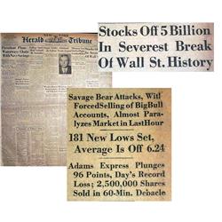 1929 Stock Market Crash