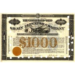 C. P. Huntington Bond Signed