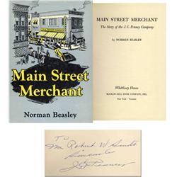 J.C. Penney Signed Book