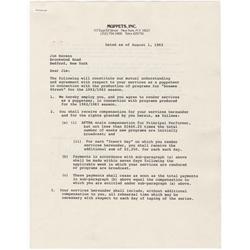 Jim Henson Contract Signed