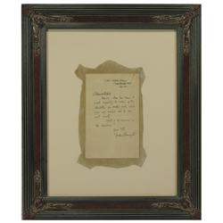 Frederick Remington ALS