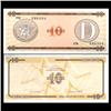 Image 1 : 1985 Cuba 10 Peso Foreign Exchange Crisp Uncirculated Note RARE Series D (CUR-05966)