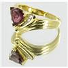 Image 2 : 1.5ct Rhodolite Garnet & Diamond 10k Gold Ladies Ring (JEW-035)