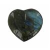 Image 2 : 53.08ct Gem Grade Labradorite Polished Heart Neon Peacock Colors (GEM-21169)