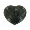 Image 2 : 520ct Gem Grade Labradorite Polished Heart Neon Peacock Colors (GEM-21164)