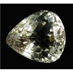 24ct Flawless Natural Patroke Green Kunzite Appraisal Estimate $6000 (GEM-17554)