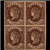 Image 1 : 1862 RARE Spain 4c Mint Postage Stamp Block of 4 (STM-0315)