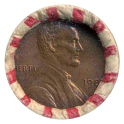 1982 Lincoln Cent RARE Never Opened Original Bank Roll 50 GEMS (COI-5525)