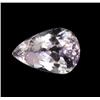 Image 1 : 15.67ct Rich Patroke Pink Kunzite Pear Cut Appraisal Estimate $6268 (GEM-16872C)