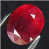 Image 1 : 4.3ct Oval Blood Red Ruby Madagas. Appraised $9k (GEM-18683)
