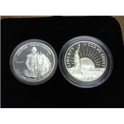 1982-S Washigton & 1986-S SOL Halves (Proof)