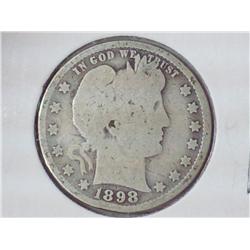 1898 Barber Quarter