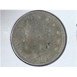 1912 Liberty "V" Nickel (VF)