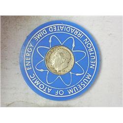 Neutron Irradiated Roosevelt Dime (Silver)