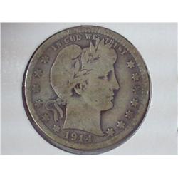 1914 Barber Quarter