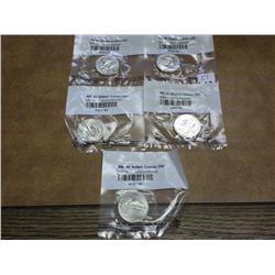 5 Assorted UNC State Quarters