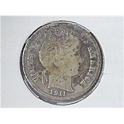 1911-S Barber Dime