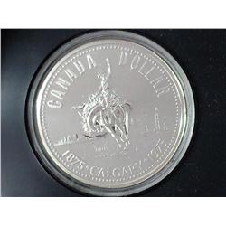 1975 Canada Calgary Dollar (Specimen) .3750 Oz ASW