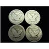 Image 2 : 4 Assorted Standing Liberty Quarters (No Dates)