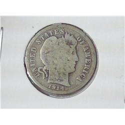 1914 Barber Dime