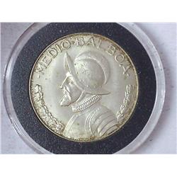 1968 Panama 1/2 Balboa (Silver) .1608 Oz ASW
