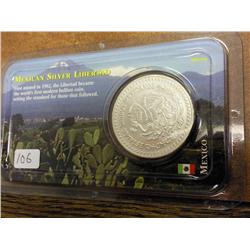 1993 Mexico Silver Libertad (UNC) 1 Oz Silver