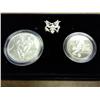 1994 World Cup USA 2 Coin UNC Set