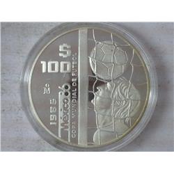 1985 Mexico 100 Peso Coin (Silver) Proof