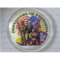 2001 American Silver Eagle (Colorized) As Shown