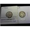 1942 And 42-D Mercury Dimes