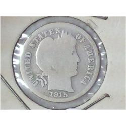 1915 Barber Dime
