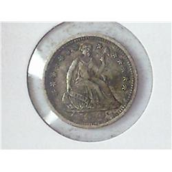 1850-O Seated Liberty Half Dime (EF)