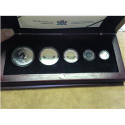 2003 Canada Silver Maple Leaf Hologram Set