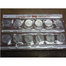 1992 Canada 125th Anniversary Of Confederation