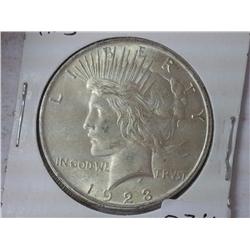 1923 Peace Silver Dollar