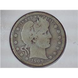 1909-D Barber Quarter